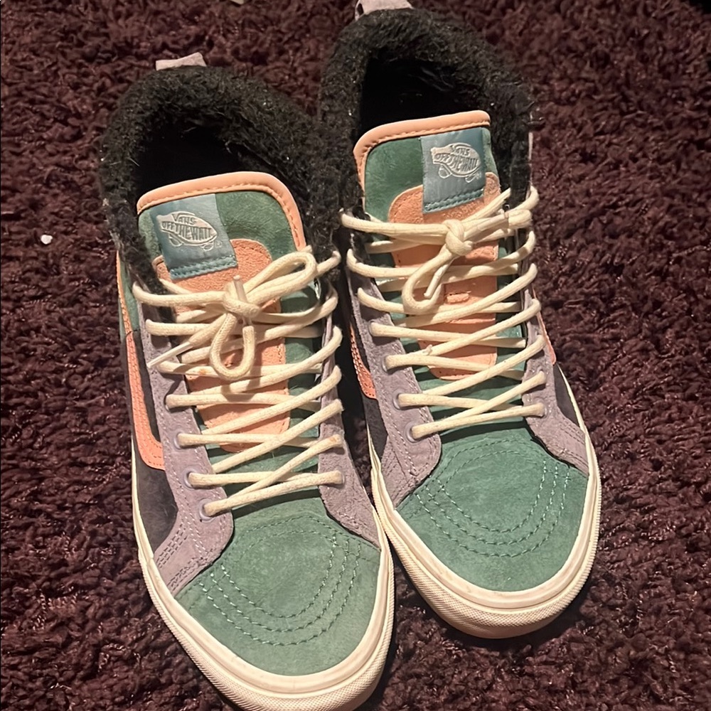 Vans Green and Pink High-Top Sneakers Sk8-Hi 46 MTE DX 'Creme De Menthe